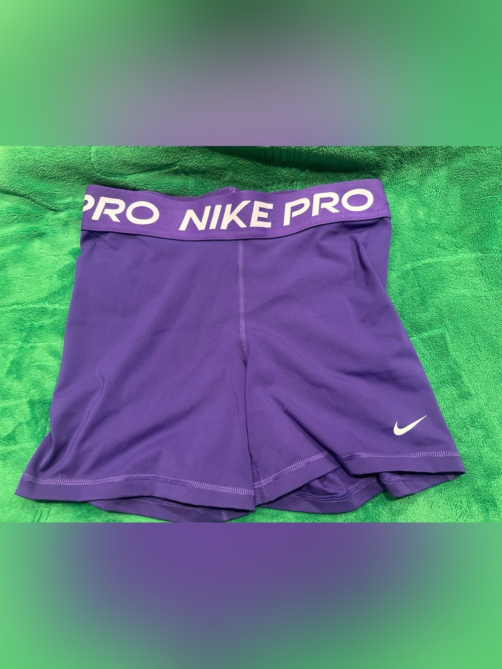 Nike Pro Women's Purple Compression Training Shorts